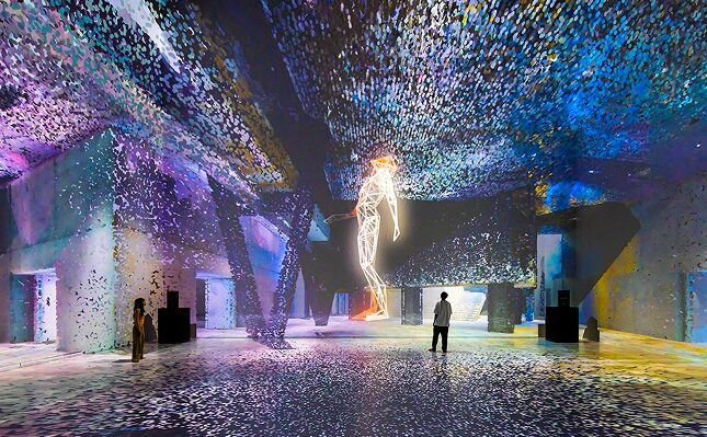 VS. OPENING EXHIBITION Continuum Resonance –  Daito Manabe New Installation