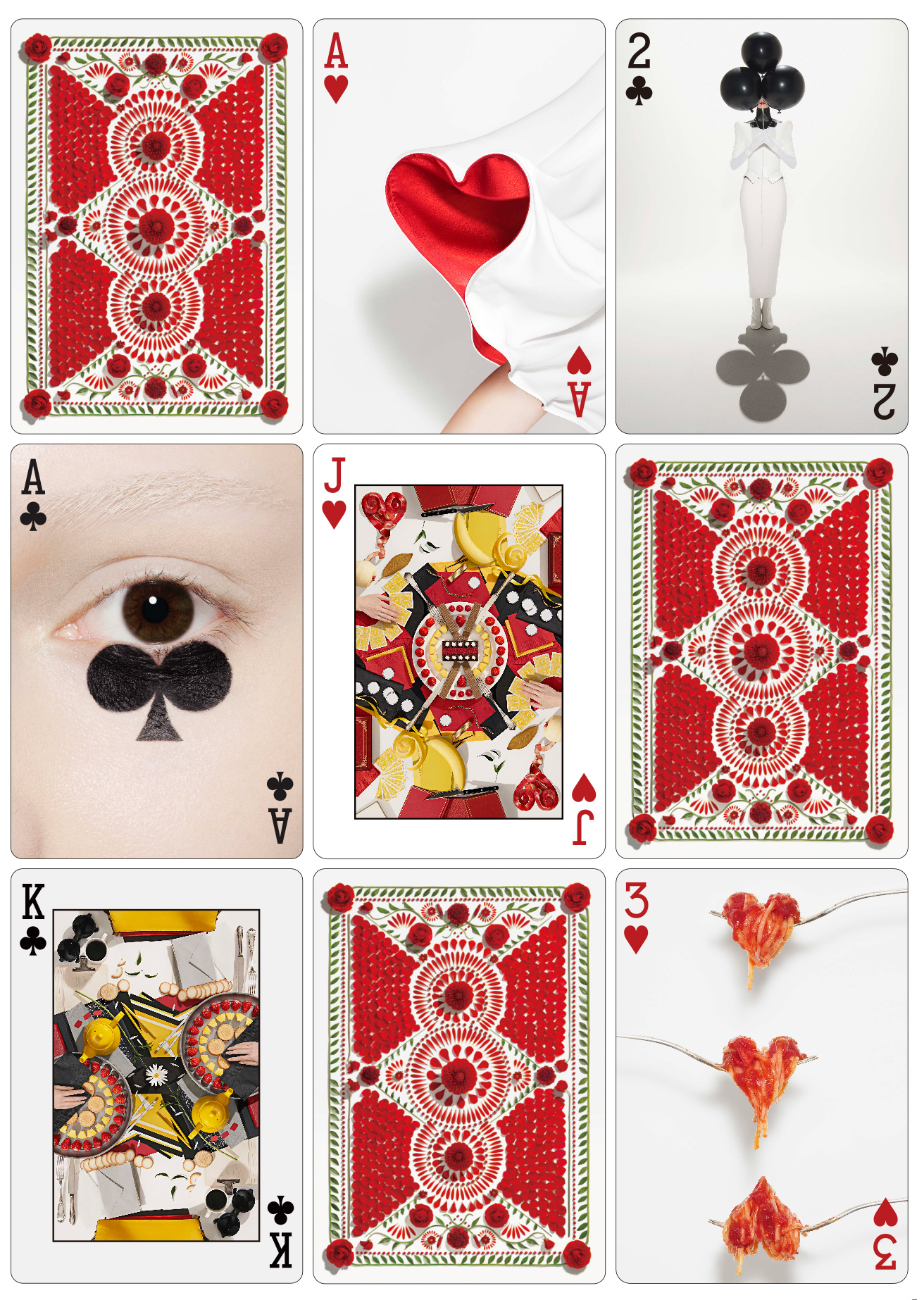 吉田ユニ展 “PLAYING CARDS”のメインビジュアルスマホ用