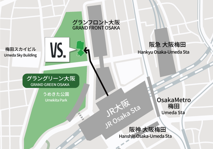 VS.までの地図 / Direction to VS.